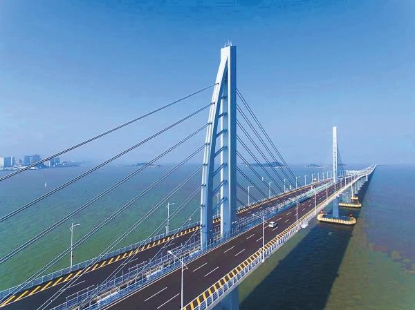 中鐵寶橋參建的港珠澳大橋九洲航道橋 中鐵寶橋參建的港珠澳大橋九洲航道橋